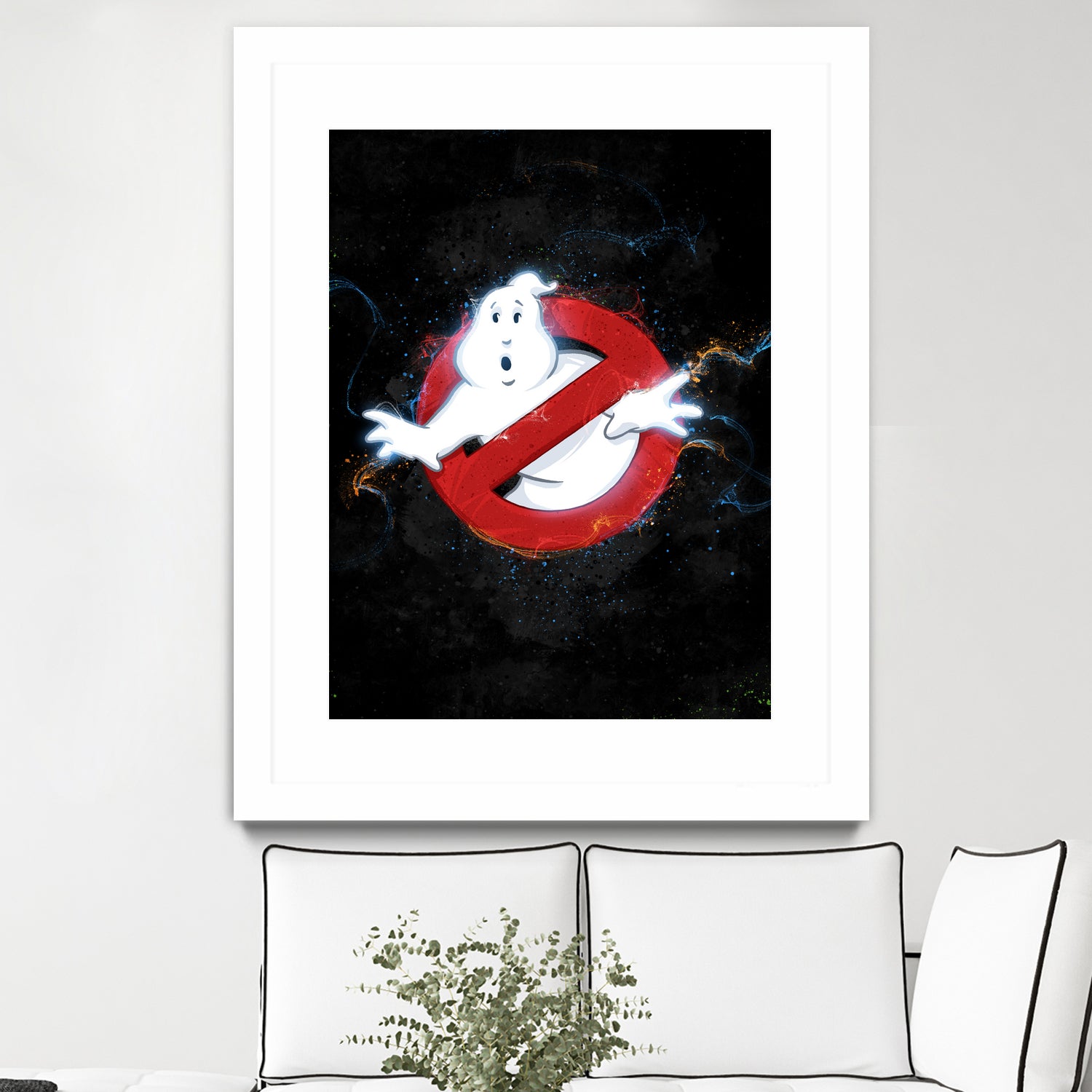 Ghostbusters by Nikita Abakumov on GIANT ART - black digital painting