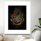 Hogwarts by Nikita Abakumov on GIANT ART - black digital painting