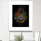 Hogwarts by Nikita Abakumov on GIANT ART - black digital painting