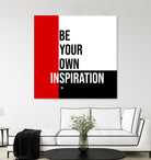 Your Inspiration by Mariana Angelova on GIANT ART - red typography