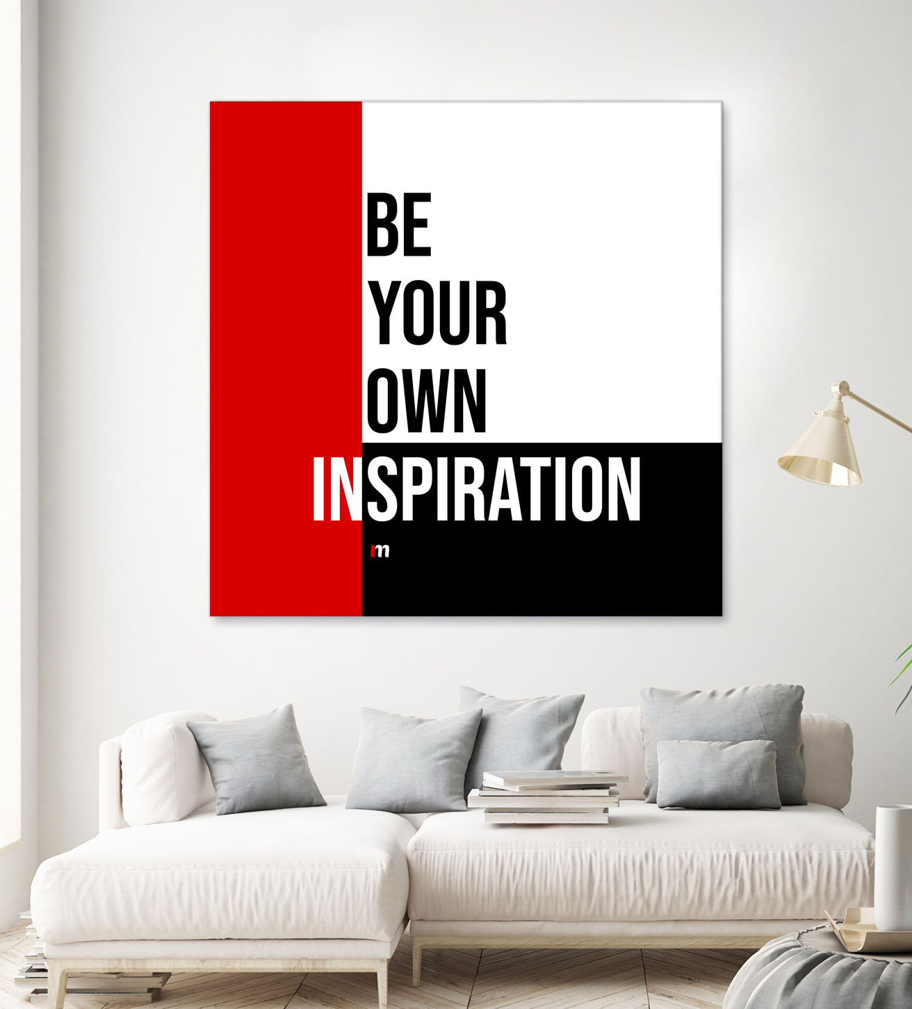 Your Inspiration by Mariana Angelova on GIANT ART - red typography