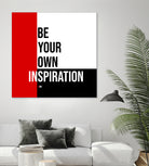 Your Inspiration by Mariana Angelova on GIANT ART - red typography