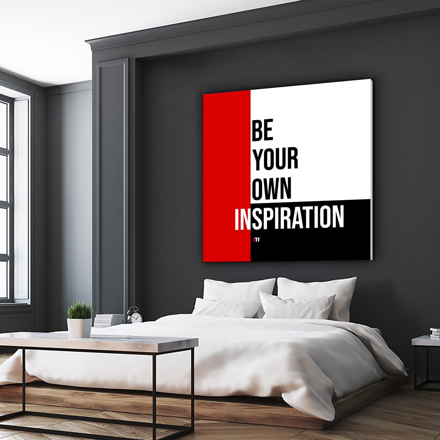 Your Inspiration by Mariana Angelova on GIANT ART - red typography