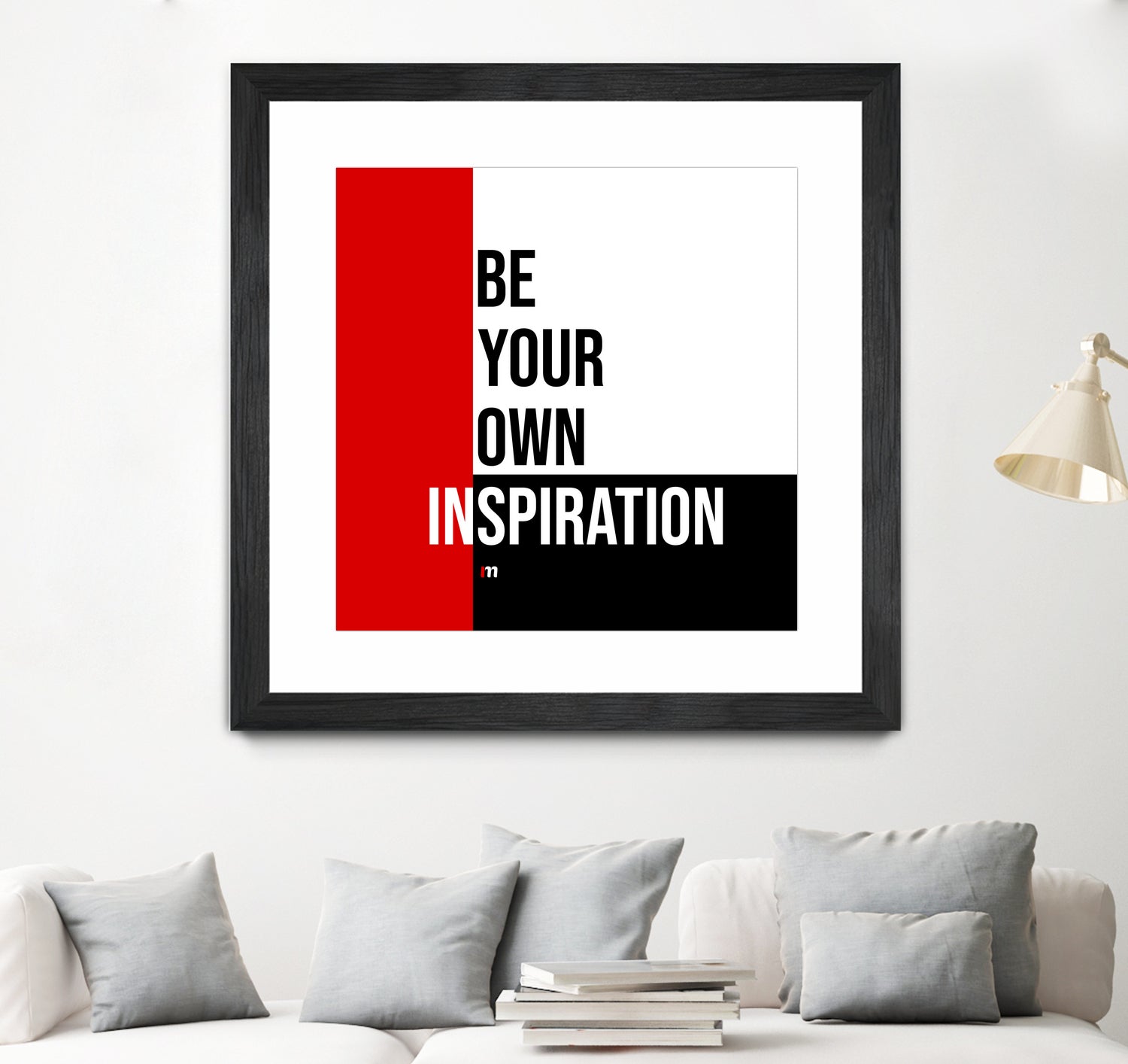 Your Inspiration by Mariana Angelova on GIANT ART - red typography