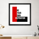 Your Inspiration by Mariana Angelova on GIANT ART - red typography