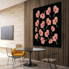 Delicate Hibiscus Flowers by Vanka Manitarka on GIANT ART - pink digital painting