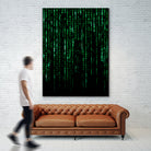 The Matrix Code by Nikita Abakumov on GIANT ART - black digital painting