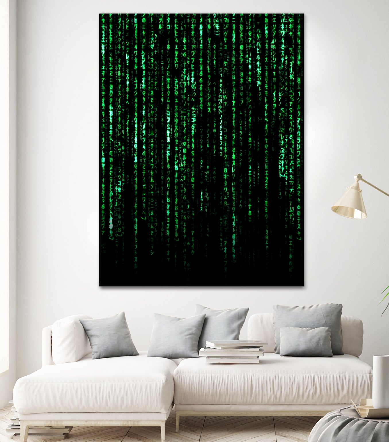 The Matrix Code by Nikita Abakumov on GIANT ART - black digital painting