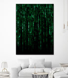 The Matrix Code by Nikita Abakumov on GIANT ART - black digital painting