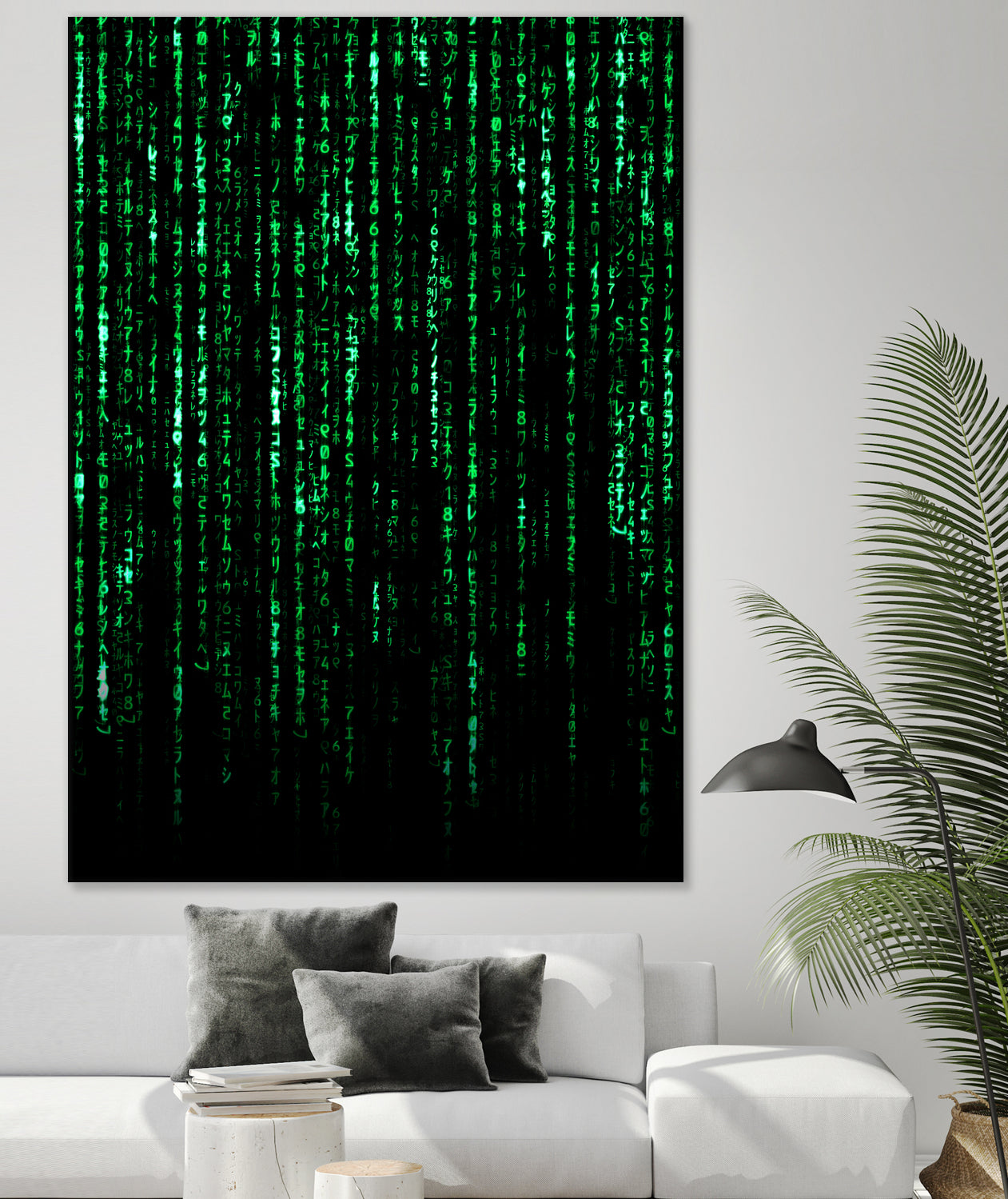 The Matrix Code by Nikita Abakumov on GIANT ART - black digital painting