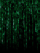 The Matrix Code by Nikita Abakumov on GIANT ART - black digital painting