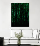 The Matrix Code by Nikita Abakumov on GIANT ART - black digital painting