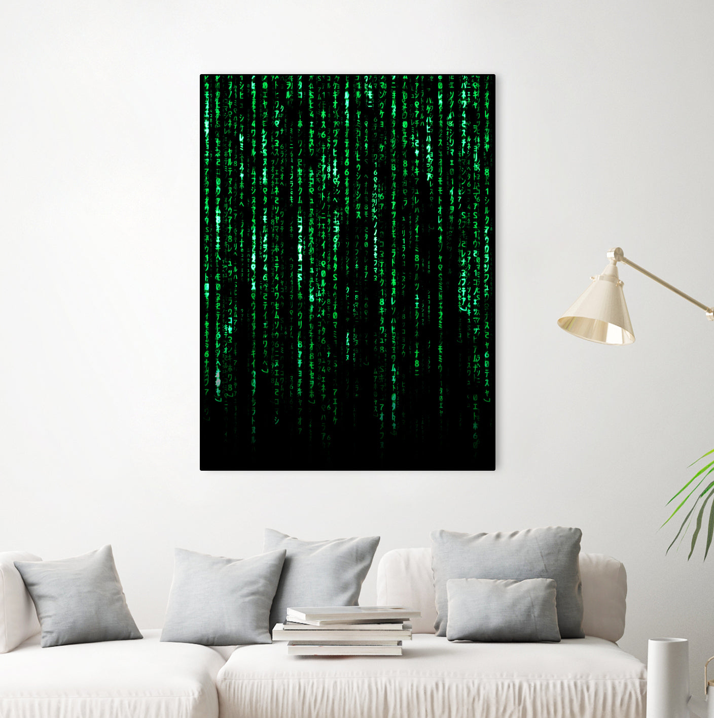 The Matrix Code by Nikita Abakumov on GIANT ART - black digital painting