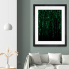 The Matrix Code by Nikita Abakumov on GIANT ART - black digital painting