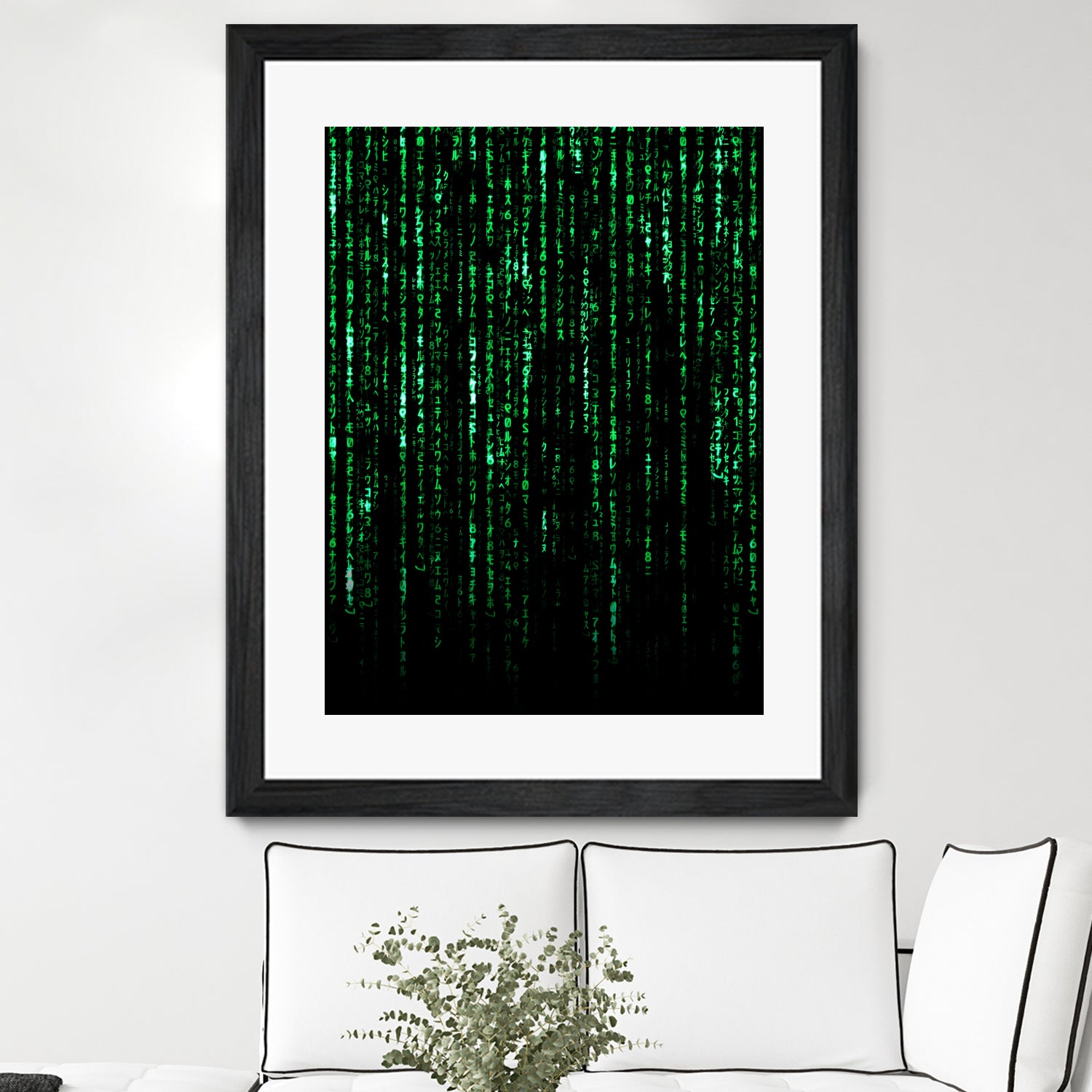 The Matrix Code by Nikita Abakumov on GIANT ART - black digital painting