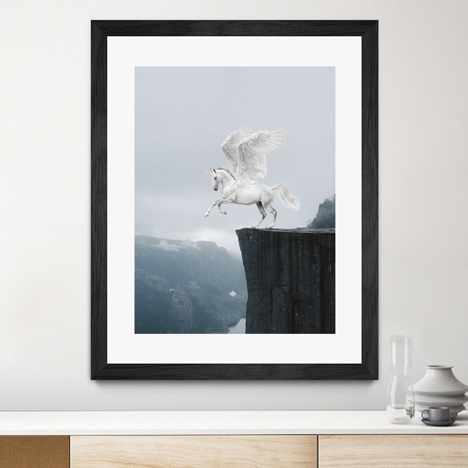 pegasus by Murat Akyol on GIANT ART - white digital painting