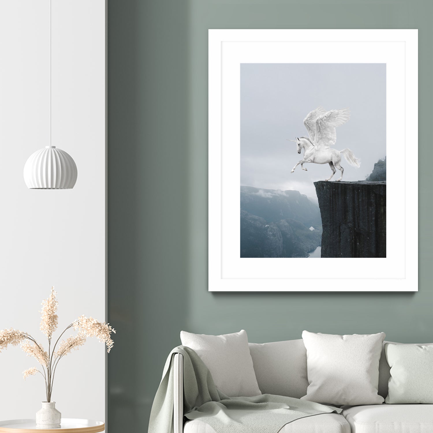 pegasus by Murat Akyol on GIANT ART - white digital painting