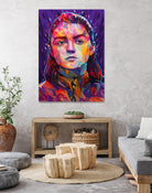 Pop Arya Stark by Alessandro Pautasso on GIANT ART - fuchsia digital painting