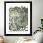 Abstract Marble Painting III by Amir Faysal on GIANT ART - gray digital painting