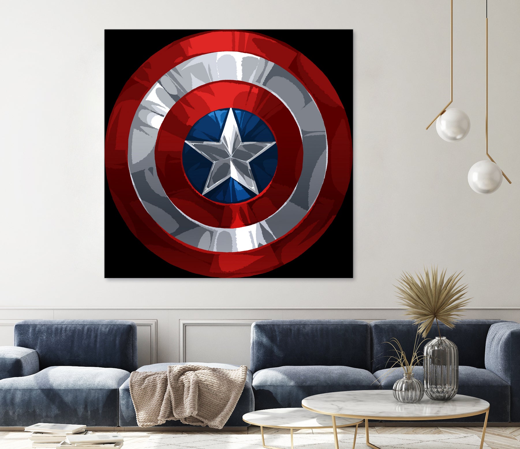 The Shield by Nikita Abakumov on GIANT ART - black digital painting