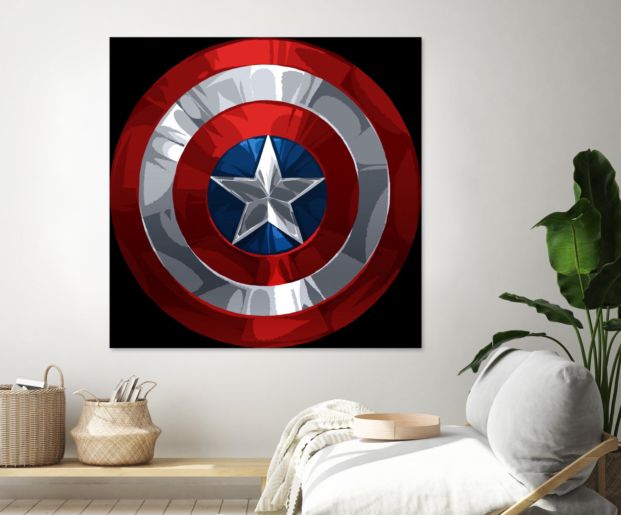 The Shield by Nikita Abakumov on GIANT ART - black digital painting