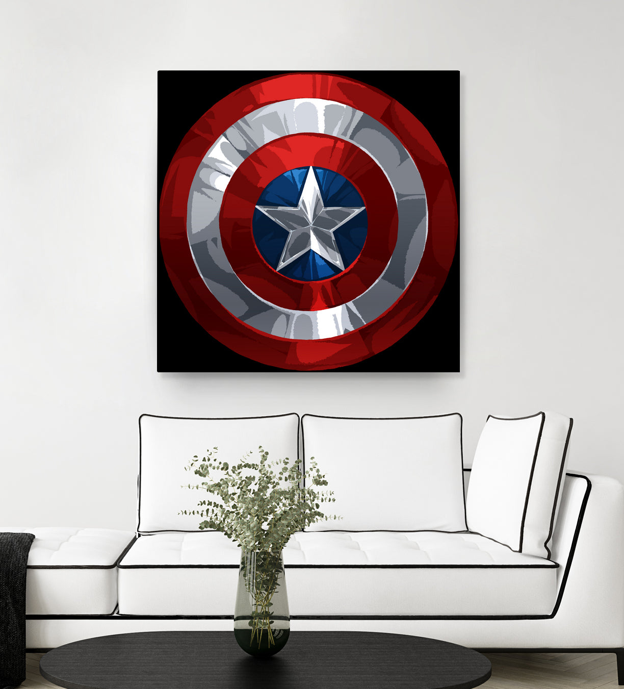 The Shield by Nikita Abakumov on GIANT ART - black digital painting