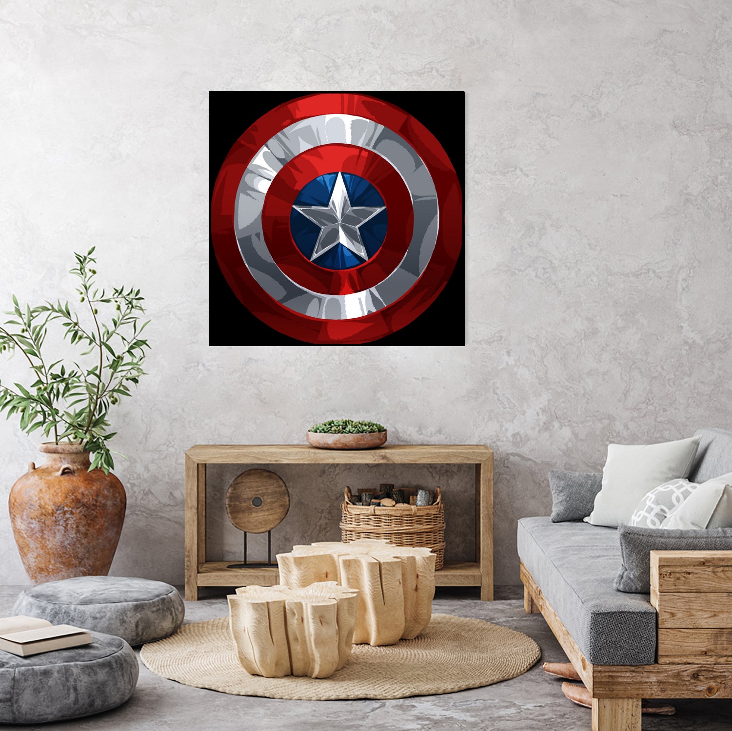 The Shield by Nikita Abakumov on GIANT ART - black digital painting