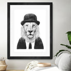 Sir Lion by Solti Balázs on GIANT ART - white digital drawing