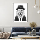 Sir Lion by Solti Balázs on GIANT ART - white digital drawing