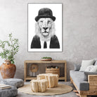 Sir Lion by Solti Balázs on GIANT ART - white digital drawing