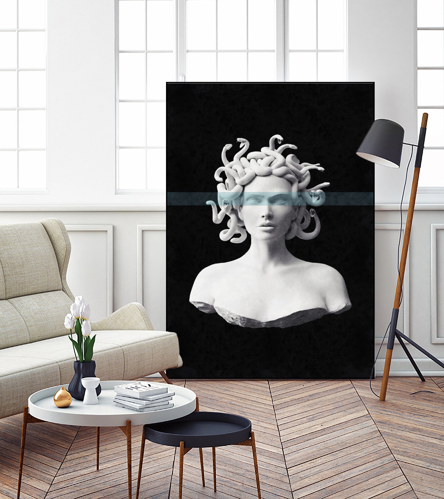 Medusa by Menelaos Trompoukis on GIANT ART - black digital painting