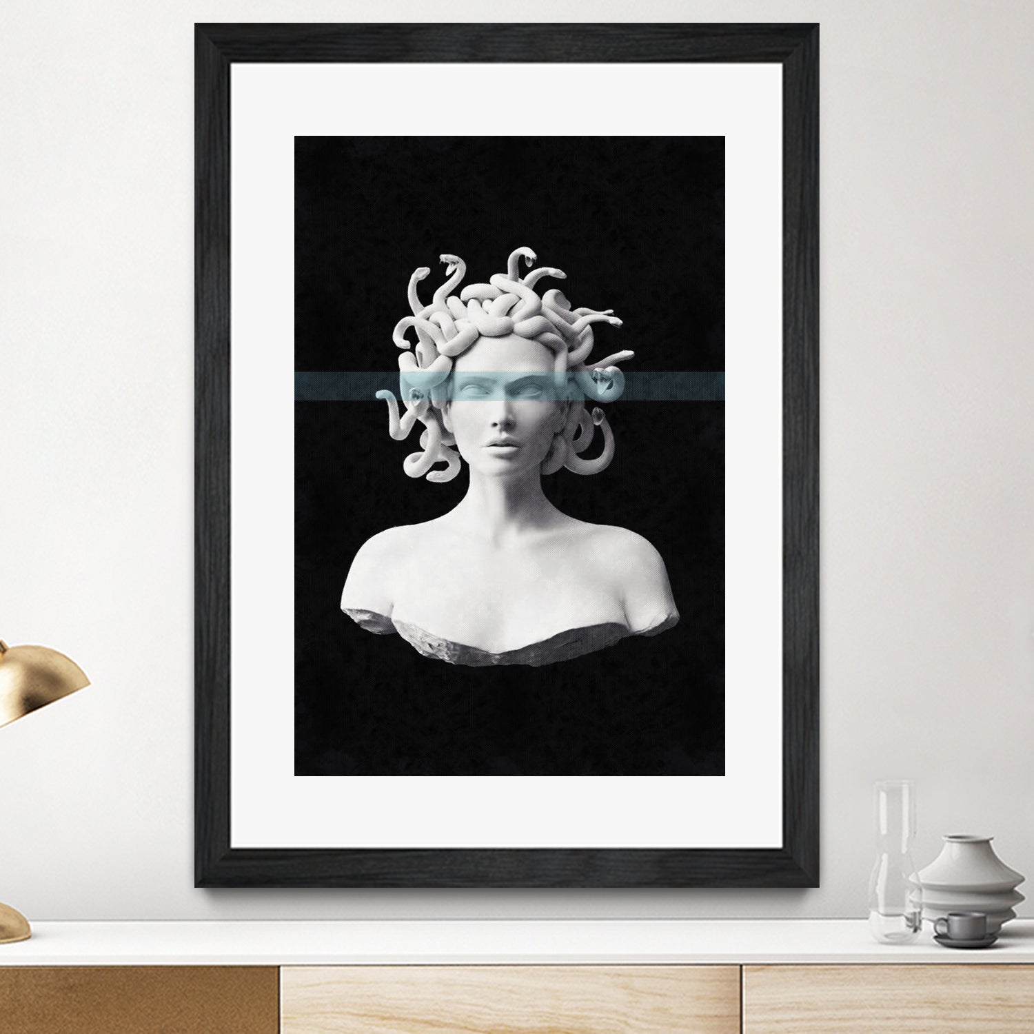 Medusa by Menelaos Trompoukis on GIANT ART - black digital painting