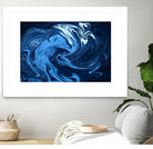 Abstract Marble Painting II by Amir Faysal on GIANT ART - blue digital painting