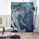 Abstract Marble Painting by Amir Faysal on GIANT ART - gray digital painting