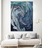 Abstract Marble Painting by Amir Faysal on GIANT ART - gray digital painting