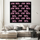 Pink Tiger by Vanka Manitarka on GIANT ART - pink digital painting