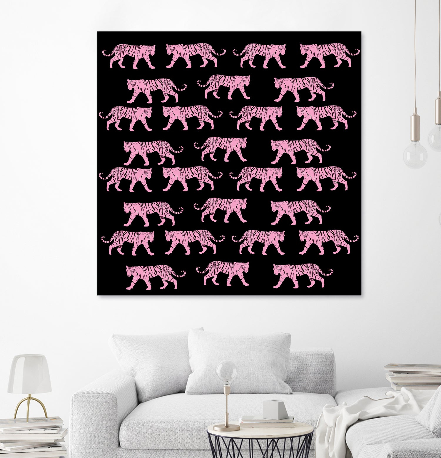 Pink Tiger by Vanka Manitarka on GIANT ART - pink digital painting