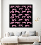 Pink Tiger by Vanka Manitarka on GIANT ART - pink digital painting