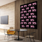 Pink Tiger by Vanka Manitarka on GIANT ART - pink digital painting