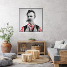 Hipster Nietzsche by Luigi Tarini on GIANT ART - gray photo manipulation