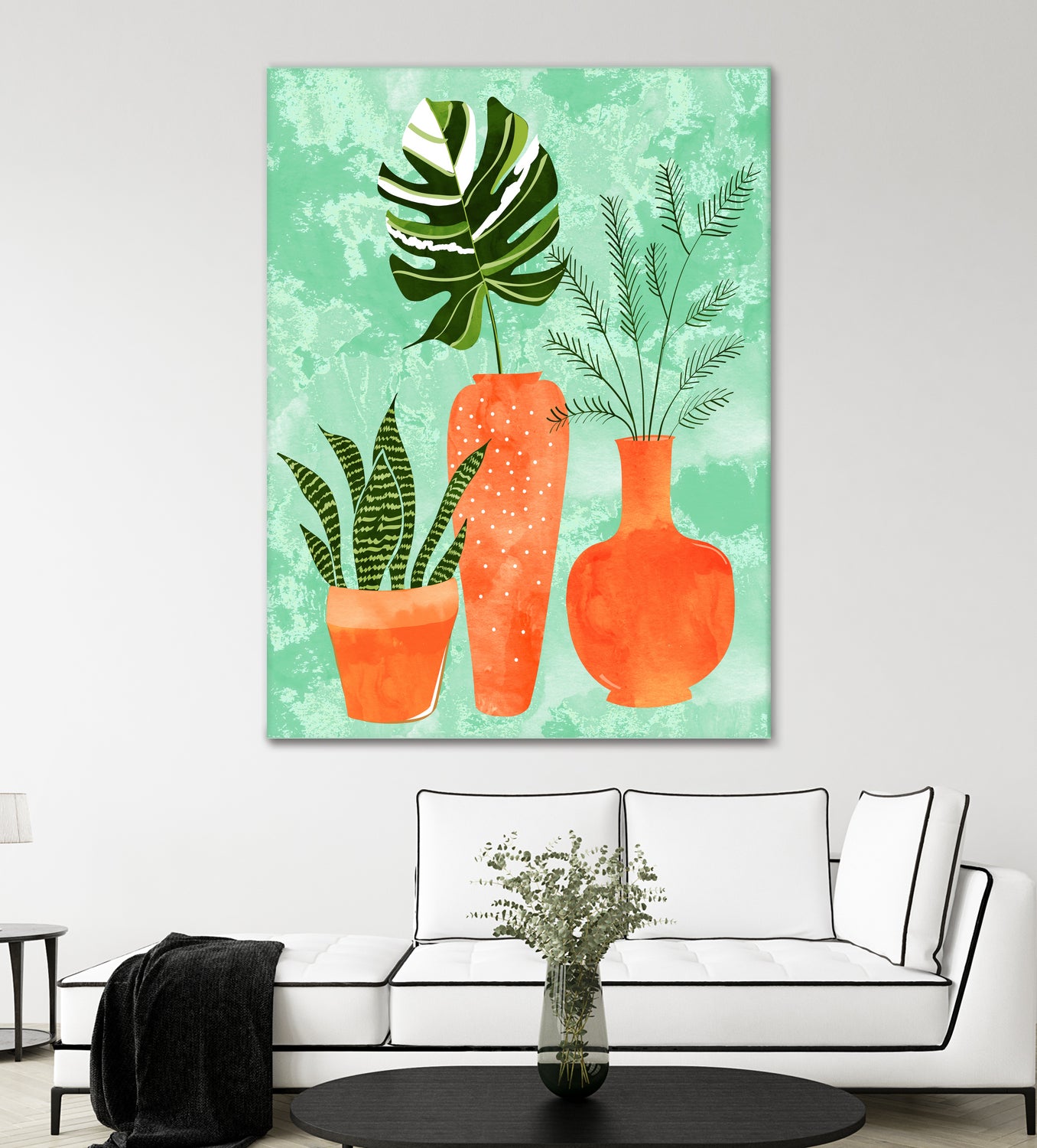 Water My Plants by Uma Gokhale on GIANT ART - green digital painting