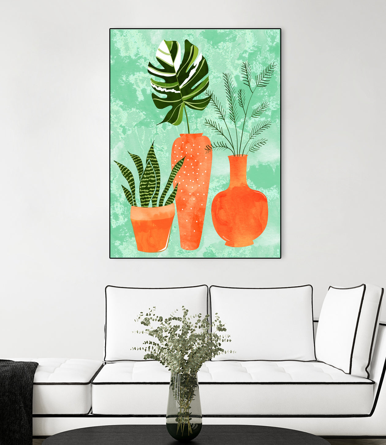 Water My Plants by Uma Gokhale on GIANT ART - green digital painting