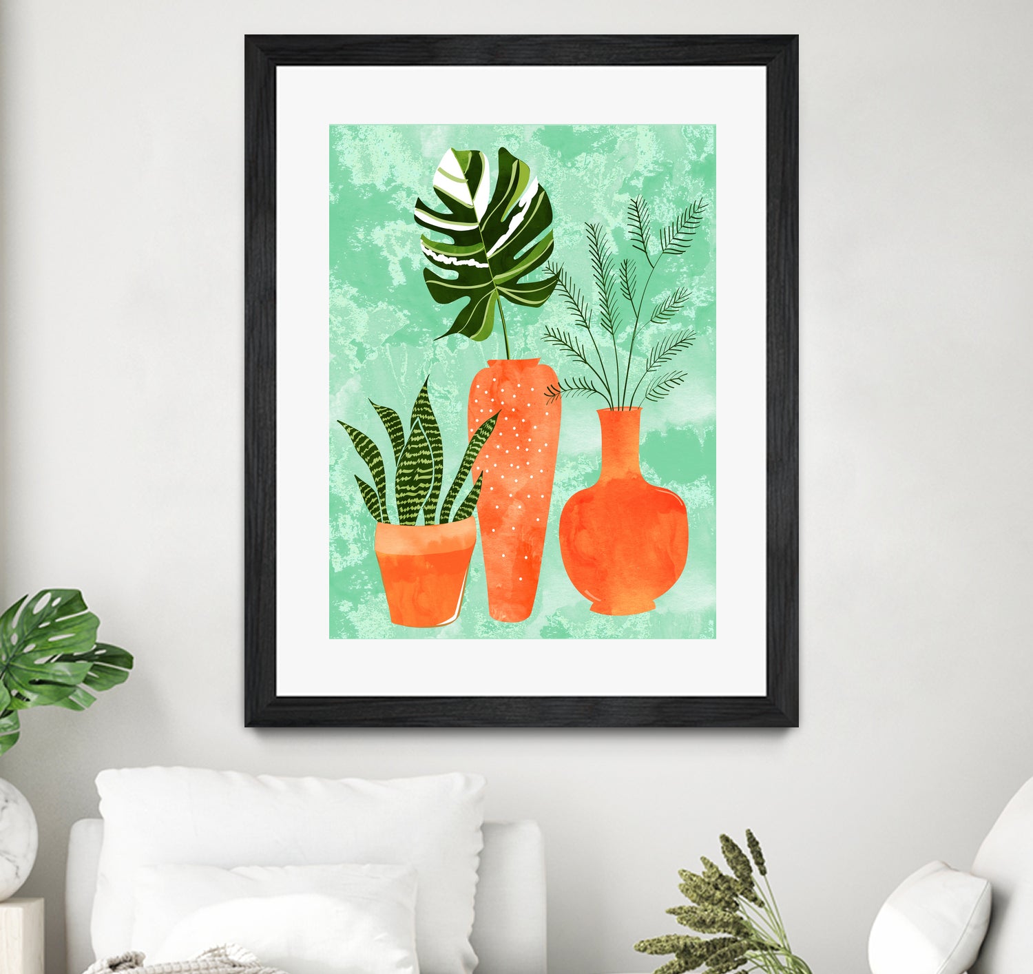 Water My Plants by Uma Gokhale on GIANT ART - green digital painting