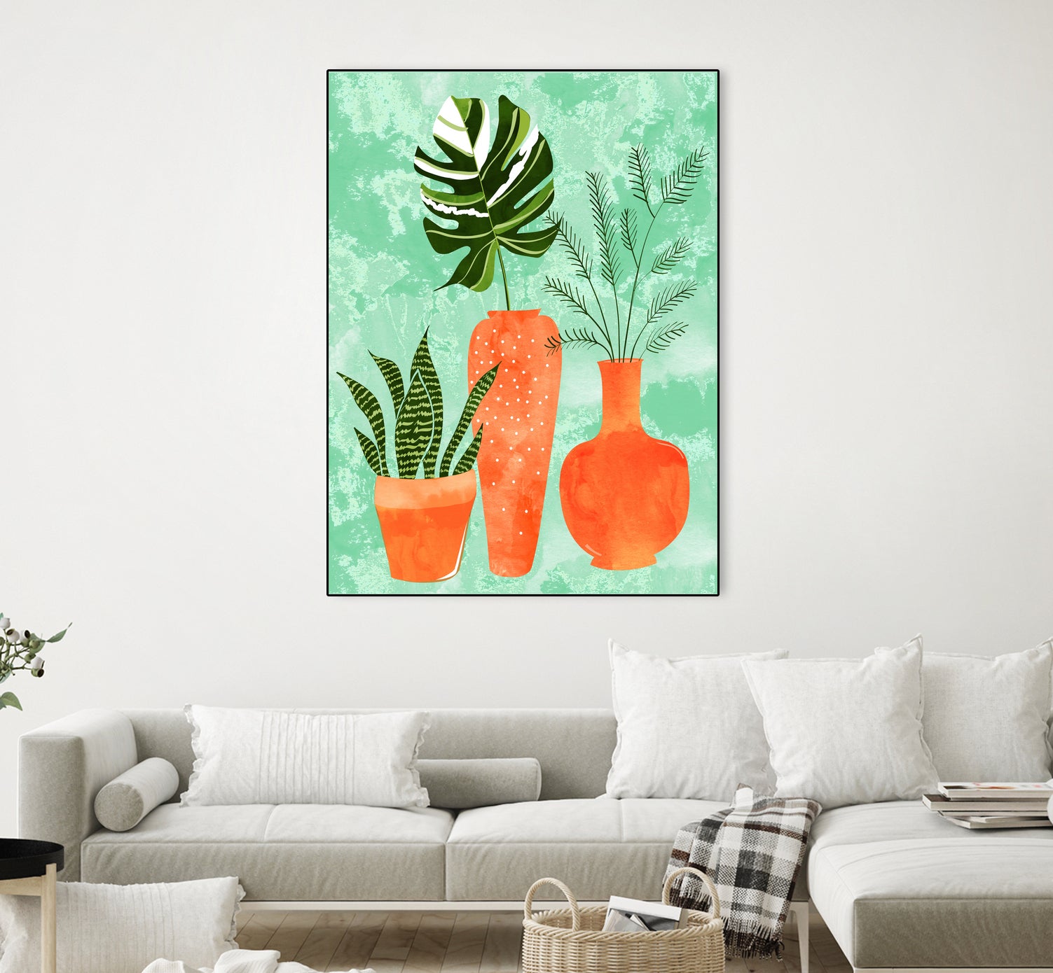 Water My Plants by Uma Gokhale on GIANT ART - green digital painting