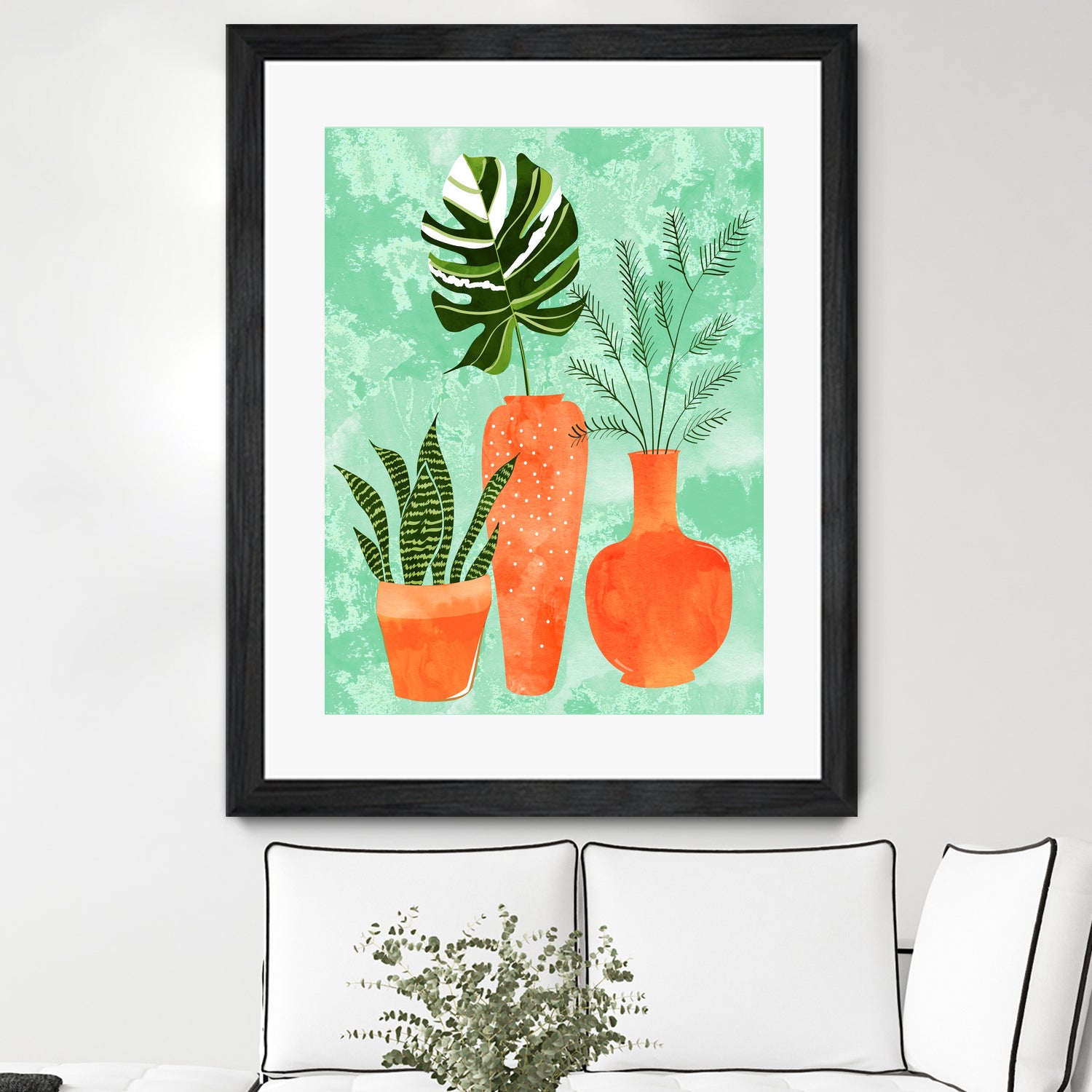 Water My Plants by Uma Gokhale on GIANT ART - green digital painting