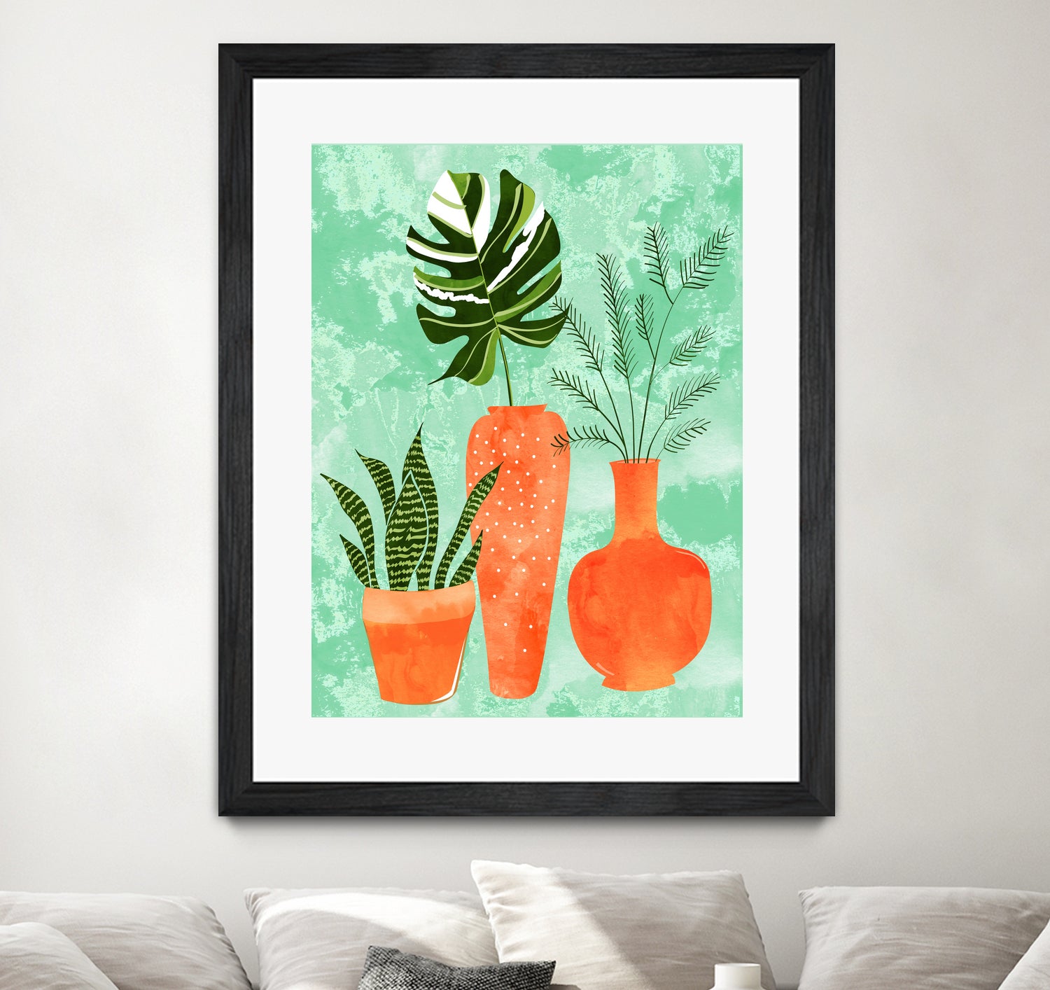 Water My Plants by Uma Gokhale on GIANT ART - green digital painting