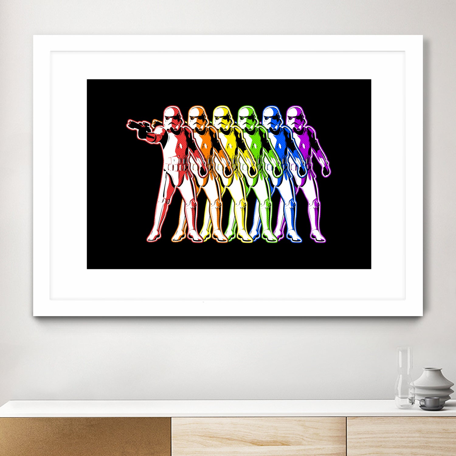 Stormtrooper | Pop Art by William Cuccio on GIANT ART - black digital painting