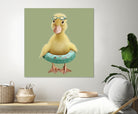 DUCK by JUMALI KATANI on GIANT ART - green digital painting