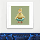 DUCK by JUMALI KATANI on GIANT ART - green digital painting