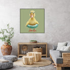 DUCK by JUMALI KATANI on GIANT ART - green digital painting